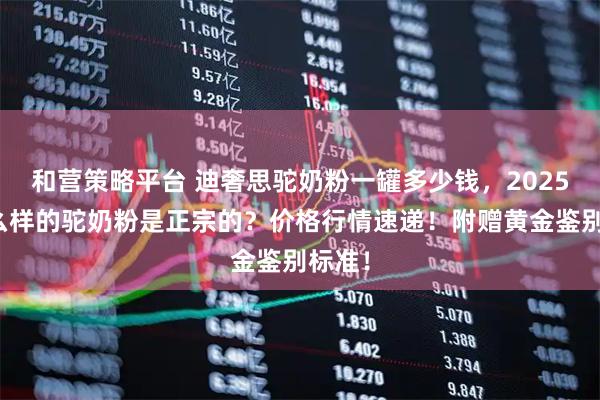 和营策略平台 迪奢思驼奶粉一罐多少钱，2025年什么样的驼奶粉是正宗的？价格行情速递！附赠黄金鉴别标准！
