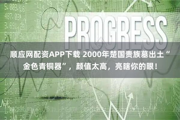 顺应网配资APP下载 2000年楚国贵族墓出土“金色青铜器”，颜值太高，亮瞎你的眼！