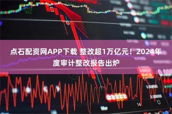 点石配资网APP下载 整改超1万亿元！2024年度审计整改报告出炉